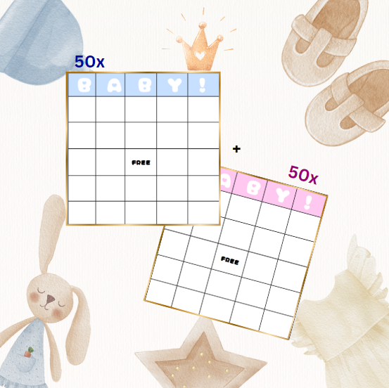 Bringing Joy to Baby Showers: A Complete Guide to 100 Pink and Blue Bingo Cards Game