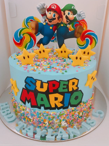 Mario-Birthday-Cake