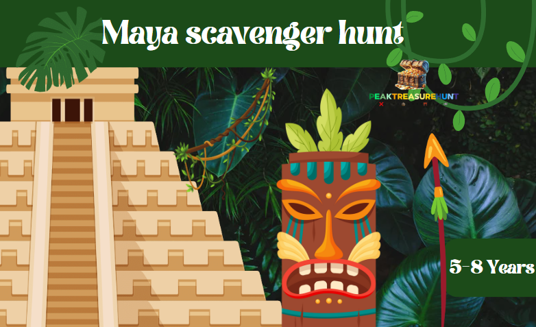 Maya In The Jungle Scavenger Hunt: A Wild Adventure For Kids
