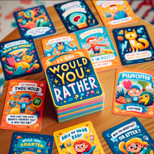 Would You Rather Cards - 150 Would You Rather Questions For Kids