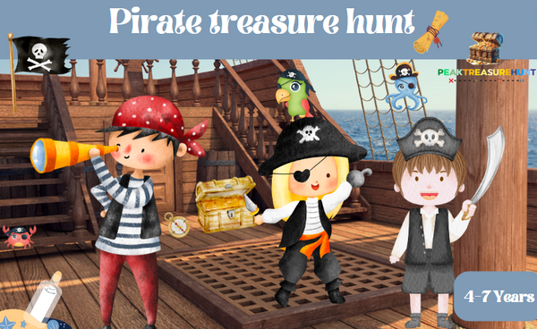 Black-Jack's-lost-treasure: A-pirate-treasure-hunt-to-print-out
