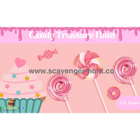 Candy Scavenger Hunt - Printable Treasure Hunt