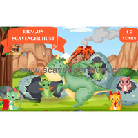 Dragon-Treasure-Hunt - Printable-Scavenger-Hunt-(4-7 years)-peaktreasurehunt