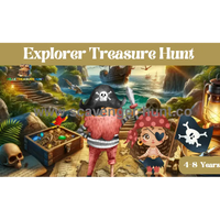 Explorer And Pirate Scavenger Hunt - Printable Treasure Hunt