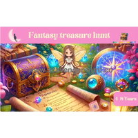 Fantasy Scavenger Hunt Adventure: The Quest for the Crystal Heart- for children aged 4-8 years-peaktreasurehunt