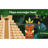 Maya In The Jungle Treasure Hunt - Scavenger Hunt Printable For Children-peaktreasurehunt