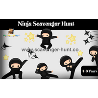 Ninja Scavenger Hunt - Printable Treasure Hunt