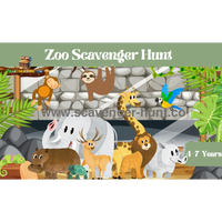 Zoo-Scavenger-Hunt - Printable-Zoo-Treasure-Hunt-for-Children-Aged-4-7-Years-peaktreasurehunt