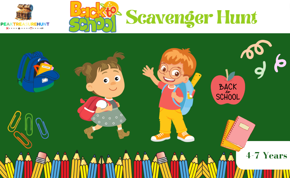 Back To School Scavenger Hunt For Kids