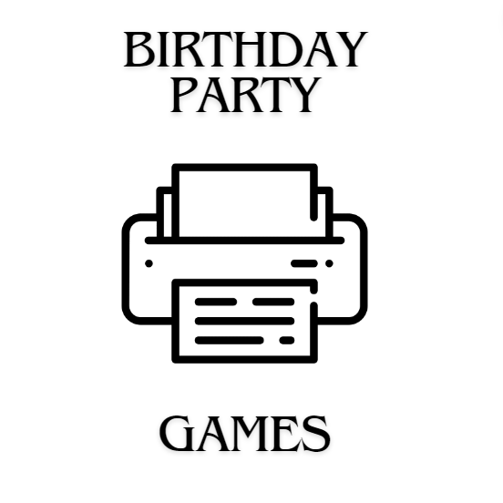 Birthday Party Games Printable