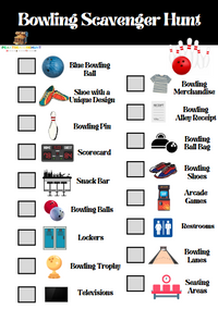 Bowling-Scavenger-Hunt