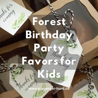 Forest Birthday Party Favors for Kids