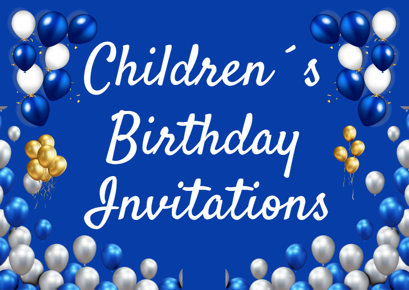 Invitation Cards for Children's Birthday Party