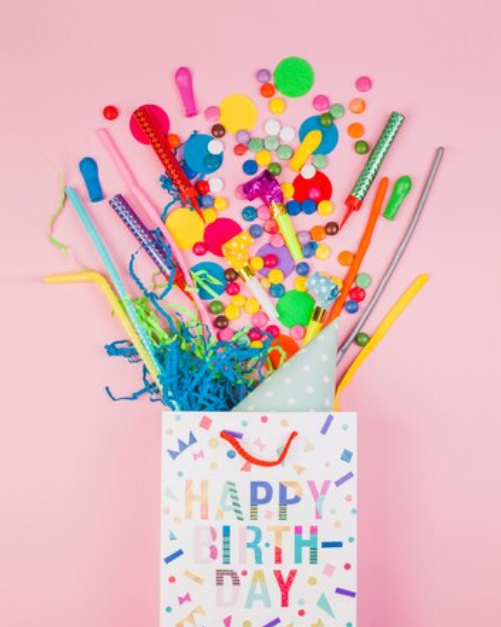 Party Favor Bags For A Children's Birthday Party