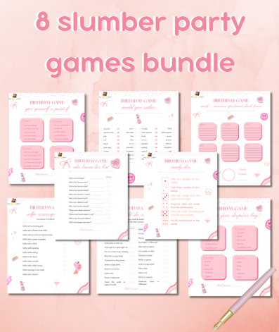 Play Slumber 15 Fun Sleepover Games to Play at a Slumber Party for Girls – Scavenger ...