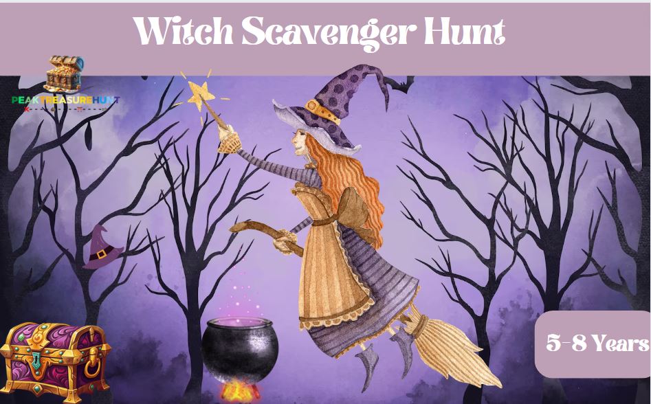 Witches Scavenger Hunt - Magical Treasure Hunt: On Adventure With Witch Malalla