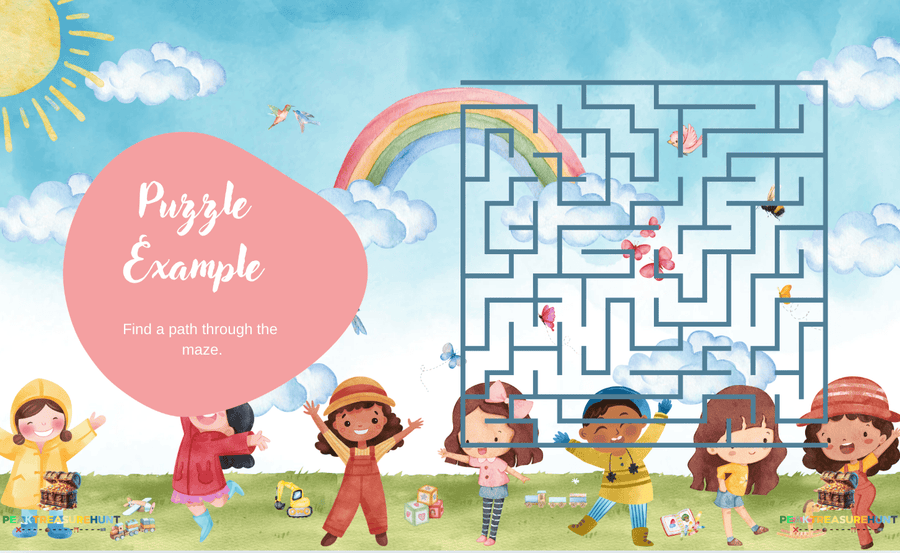 Free Printable Scavenger Hunt Template PDF Printable