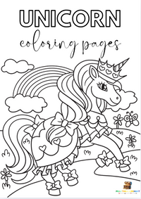 Unicorn Coloring Pages for Kids