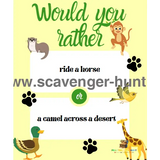 Animal-Would-You-Rather-Questions - 40-Would-You-Rather-Cards-peaktreasurehunt