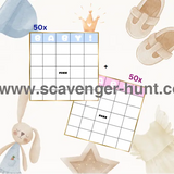 Baby Shower Games - 100 Pink And Blue Bingo Cards