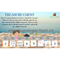 Beach Scavenger Hunt - Printable Treasure Hunt