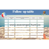 Beach Scavenger Hunt - Printable Treasure Hunt