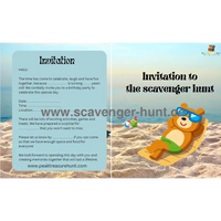 Beach Scavenger Hunt - Printable Treasure Hunt