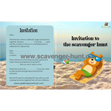 Beach Scavenger Hunt - Printable Treasure Hunt