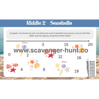 Beach Scavenger Hunt - Printable Treasure Hunt