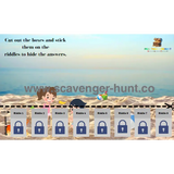 Beach Scavenger Hunt - Printable Treasure Hunt