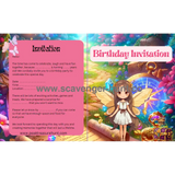 Fantasy Children´s Birthday Invitation Card