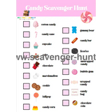 Free Candy Scavenger Hunt