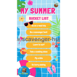 Free Printable Summer Bucket List