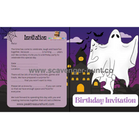 Ghost Children´s Birthday Invitation Card