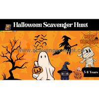Halloween Scavenger Hunt - Printable Treasure Hunt PDF