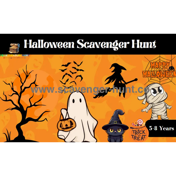 Halloween Scavenger Hunt - Printable Treasure Hunt PDF