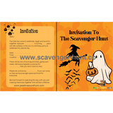 Halloween Scavenger Hunt - Printable Treasure Hunt PDF