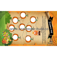 Halloween Scavenger Hunt - Printable Treasure Hunt PDF