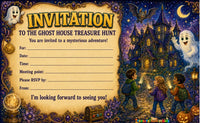Haunted House Scavenger Hunt Printable – Kids Treasure Hunt PDF (Ages 4–8)