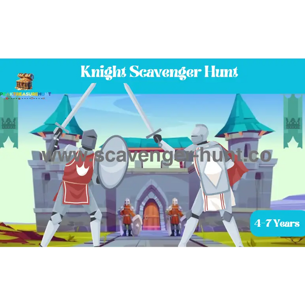 Knight-Treasure-Hunt - Printable-Scavenger-Hunt-(4-7 Years)-peaktreasurehunt