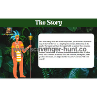 Maya In The Jungle Treasure Hunt - Scavenger Hunt Printable For Children-peaktreasurehunt