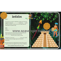 Maya In The Jungle Treasure Hunt - Scavenger Hunt Printable For Children-peaktreasurehunt
