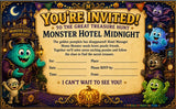 Monster Hotel Scavenger Hunt Printable – Kids Halloween Treasure Hunt PDF (5–9)
