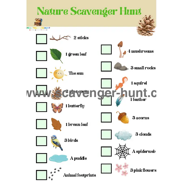 Horse Scavenger Hunt To Print Outpeaktreasurehunt