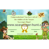 Nature-And-Forest-Scavenger-Hunt - Printable-Treasure-Hunt-peaktreasurehunt