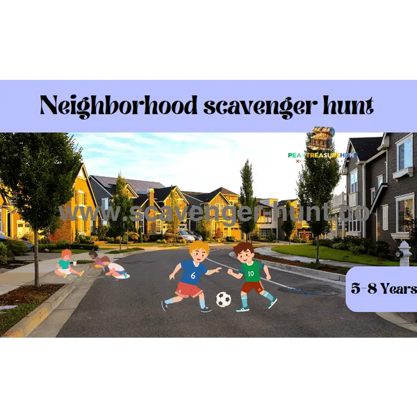 Neighborhood-Scavenger-Hunt - Printable-Treasure-Hunt-For-Children-Aged-5-8-peaktreasurehunt