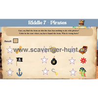 Pirate-treasure-hunt - printable-scavenger-hunt-(4-7 years)-peaktreasurehunt