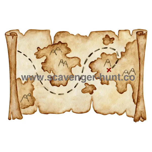 Printable Treasure Map 10 Treasure Mapspeaktreasurehunt Scavenger Hunt