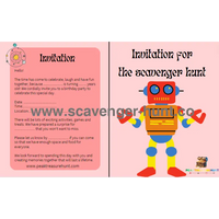 Robot-Treasure-Hunt - Printable-Scavenger-Hunt-peaktreasurehunt