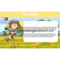 Safari-Treasure-Hunt - Printable-Scavenger-Hunt-Tasks-peaktreasurehunt